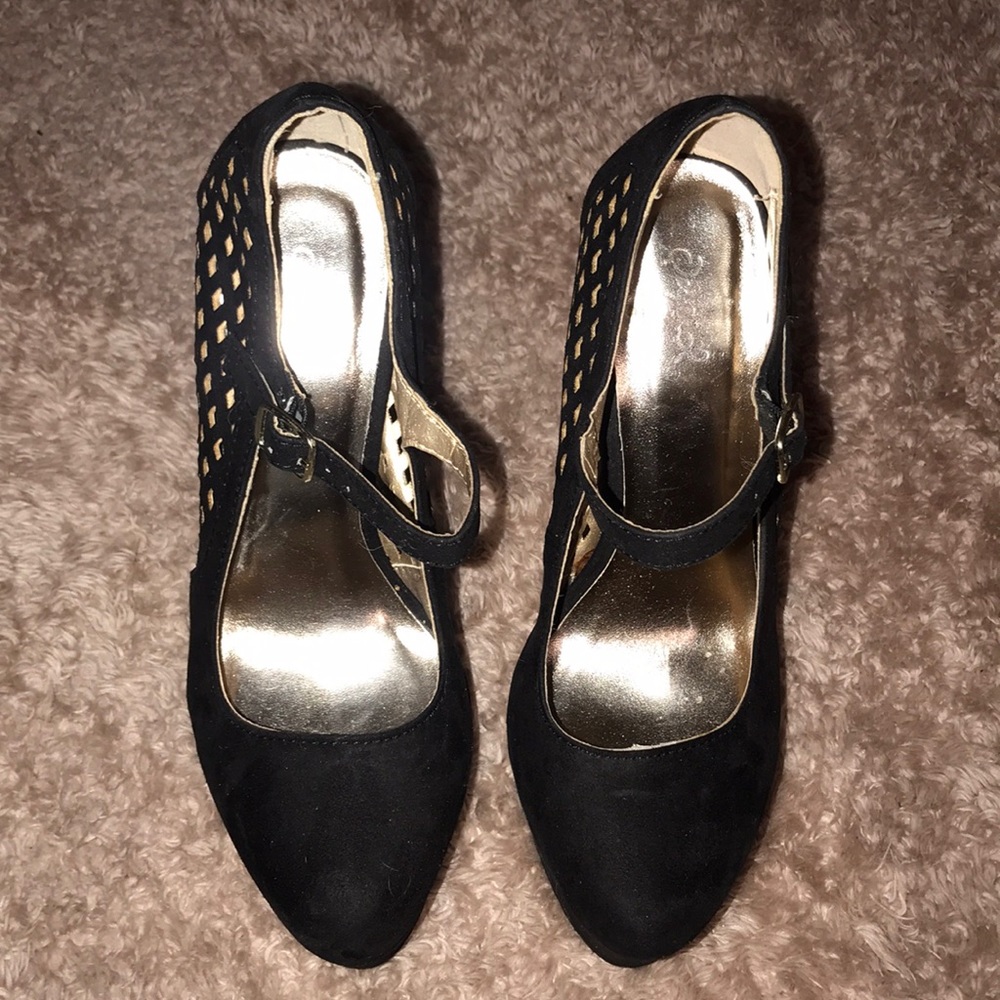 Black heels